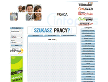 Tablet Screenshot of praca.infopres.pl